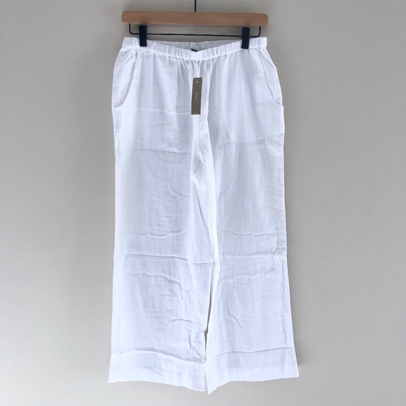 J. Crew Pants - NWT J.Crew Relaxed Beach Pant in airy gauze